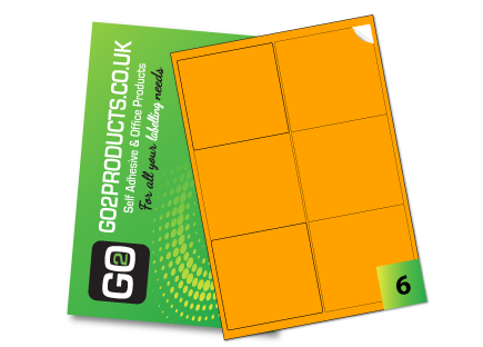 Rectangle Labels – 99.1 × 93.1mm, 6 Per A4 Sheet