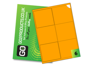 Rectangle Labels – 99.1 × 93.1mm, 6 Per A4 Sheet
