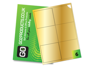 Rectangle Labels – 99.1 × 93.1mm, 6 Per A4 Sheet