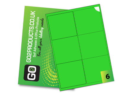 Rectangle Labels – 99.1 × 93.1mm, 6 Per A4 Sheet