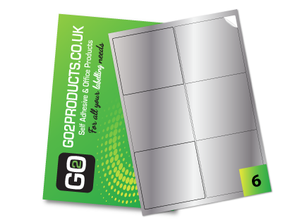 Rectangle Labels – 99.1 × 93.1mm, 6 Per A4 Sheet