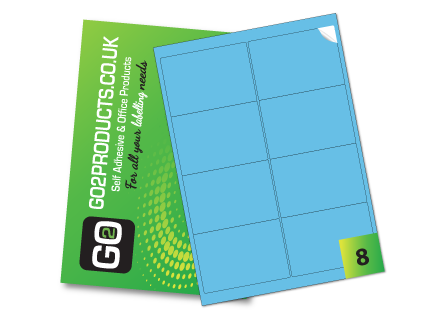 Rectangle Labels – 99.1 × 67.7mm, 8 Per A4 Sheet