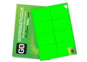 Rectangle Labels – 99.1 × 67.7mm, 8 Per A4 Sheet