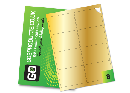 Rectangle Labels – 99.1 × 67.7mm, 8 Per A4 Sheet