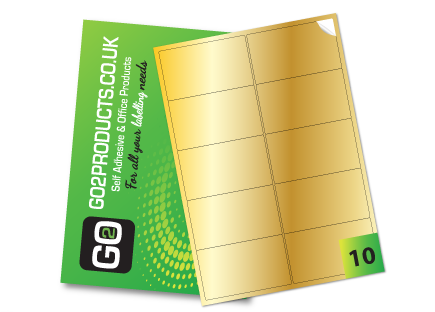 Rectangle Labels – 99.1 × 57.3mm, 10 Per A4 Sheet