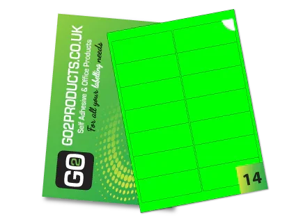 Fluorescent A4 Labels – Round & Rectangle