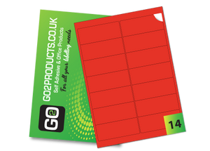 Rectangle Address Labels – 99.1 × 38.1mm, 14 Per A4 Sheet