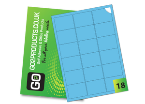 18 Rectangle Labels per A4 Sheet – 63.5mm × 46.6mm