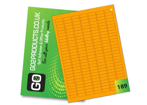 Fluorescent A4 Labels – Round & Rectangle