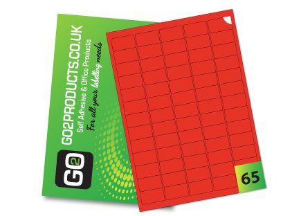 65 Rectangle Labels per A4 Sheet – 38.1mm × 21.2mm