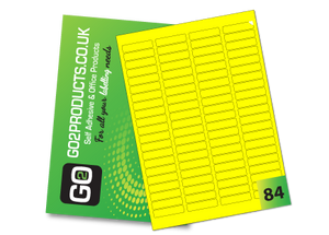 84 Rectangle Labels per A4 Sheet – 46mm × 11.1mm