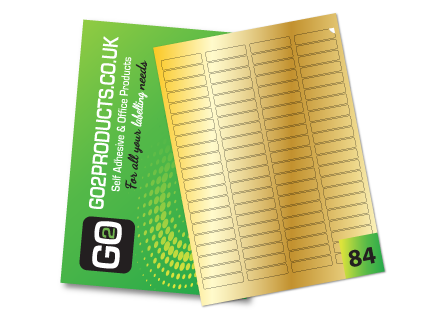 84 Rectangle Labels per A4 Sheet – 46mm × 11.1mm