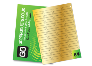84 Rectangle Labels per A4 Sheet – 46mm × 11.1mm