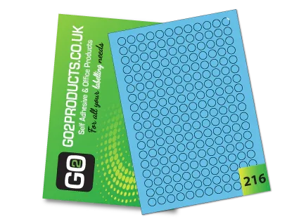 Coloured A4 Labels – Red, Green, Yellow & Blue