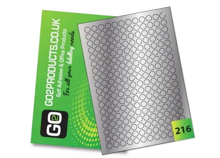 Metallic A4 Labels – Round & Rectangle Gold & Silver