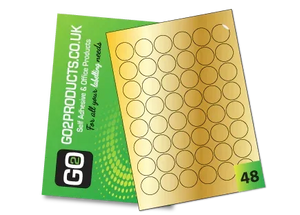 30mm Round Labels – 48 Per A4 Sheet