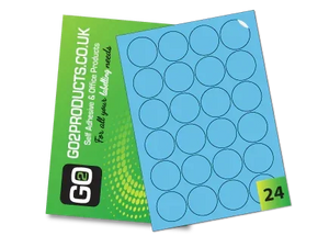 Coloured A4 Labels – Red, Green, Yellow & Blue