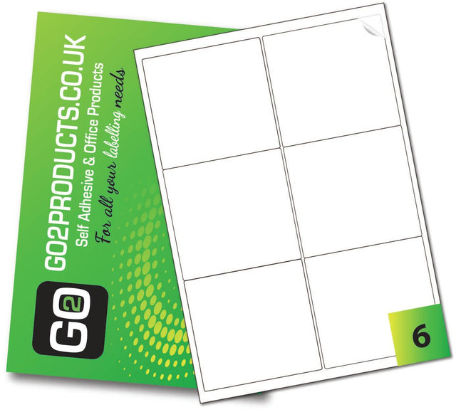 White Address Labels (99.1mm x 93.1mm) - Go2products