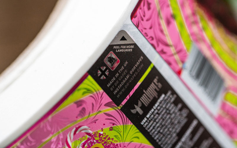 Custom peel and reveal labels printed by Go2Products