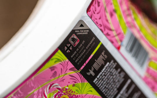 peel and reveal labels printed by go2products