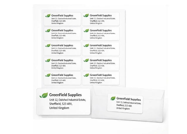 Base Address Labels Personalised Address Labels | Fast Delivery