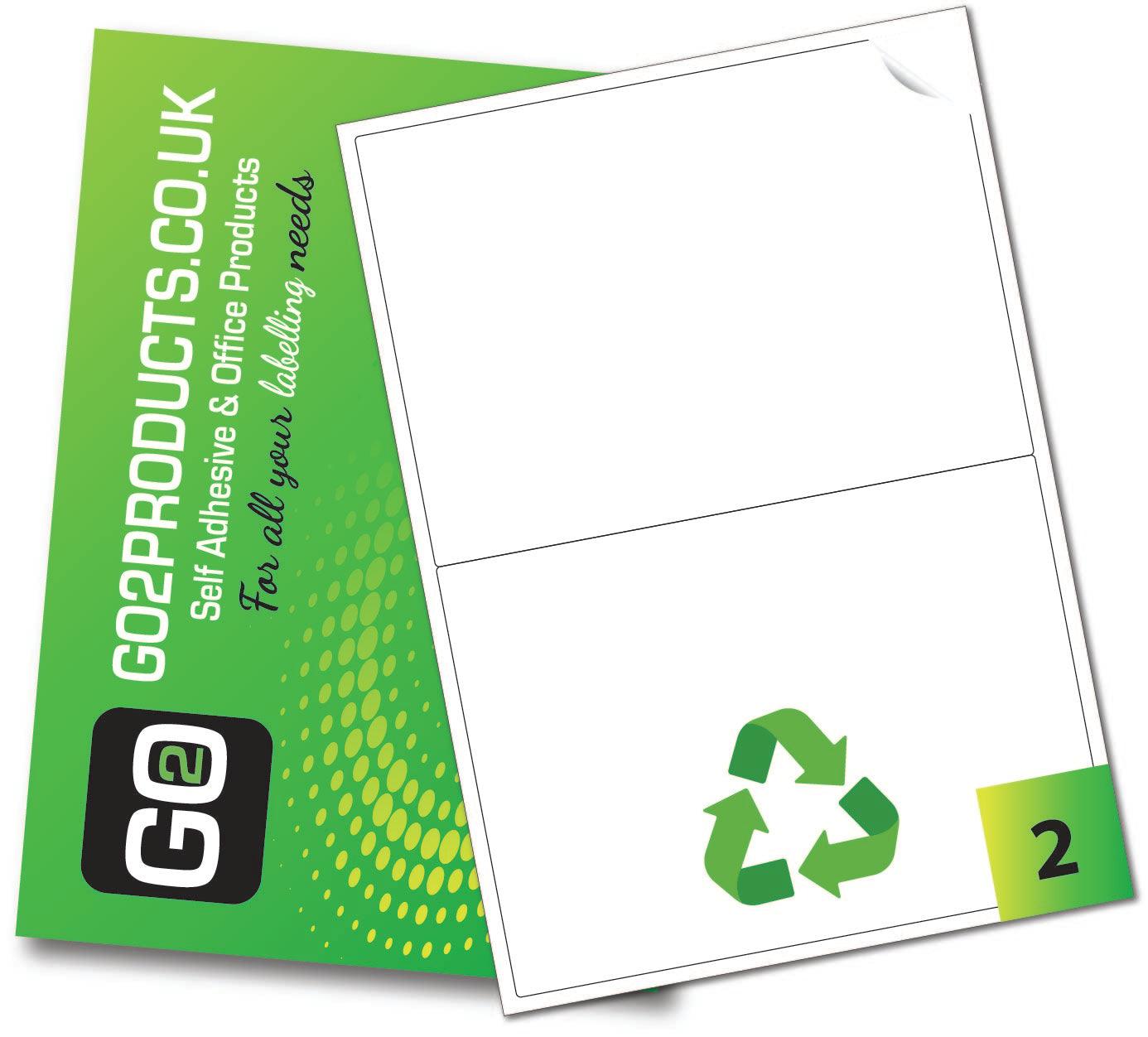 Recycled Paper Labels (199.6mm x 143.5mm) - Go2products