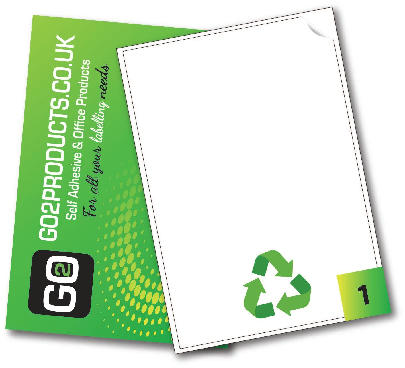 Recycled Paper Label (199.6mm x 289.1mm) - Go2products