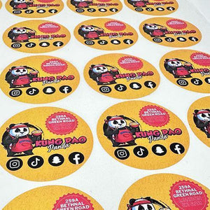Personalised Round Stickers - Go2products
