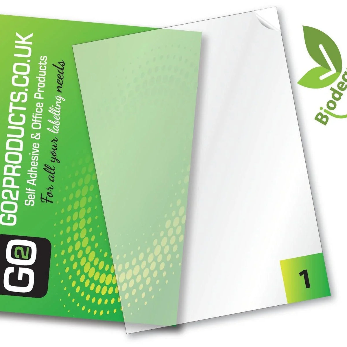 Transparent Biodegradable Paper Labels | Go2Products