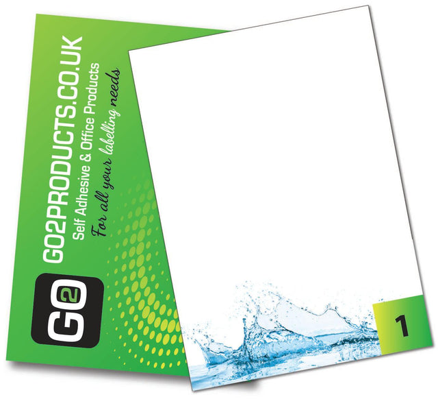 Waterproof Poly Labels (210mm x 297mm) - Go2products