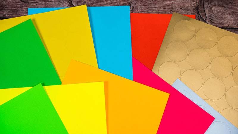 coloured labels by Go2Products