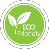 eco friendly packaging printed sticky label available on a 30mm or a 51mm circle. 