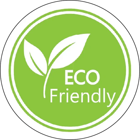 eco friendly packaging printed sticky label available on a 30mm or a 51mm circle. 