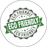 eco friendly stamp sticker printed on 100% recycled paper