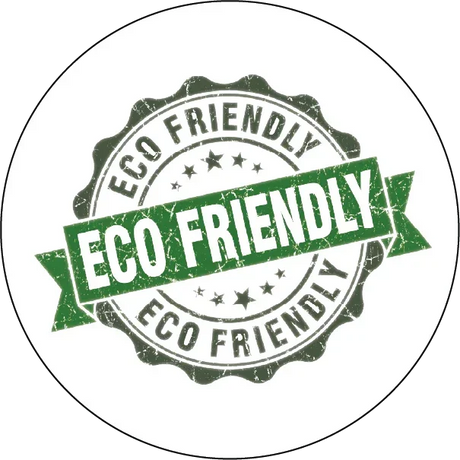 eco friendly stamp sticker printed on 100% recycled paper