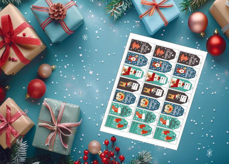 Christmas Gift Tag Labels - Go2products