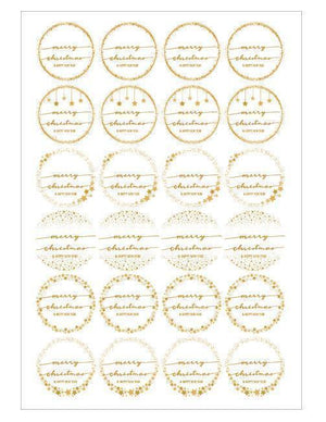 Stars christmas Gift Labels - Go2products