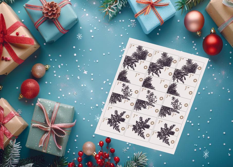 Luxury Christmas Gift Tag Labels - Go2products
