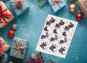 Luxury Christmas Gift Tag Labels - Go2products