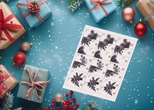 Luxury Christmas Gift Tag Labels - Go2products