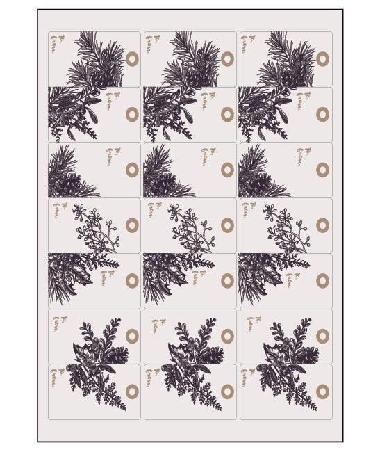 Luxury Christmas Gift Tag Labels - Go2products