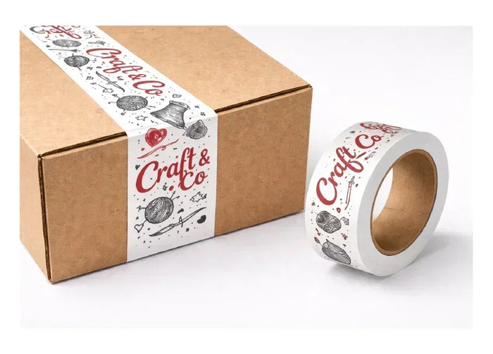 Custom printed vinyl packaging tape