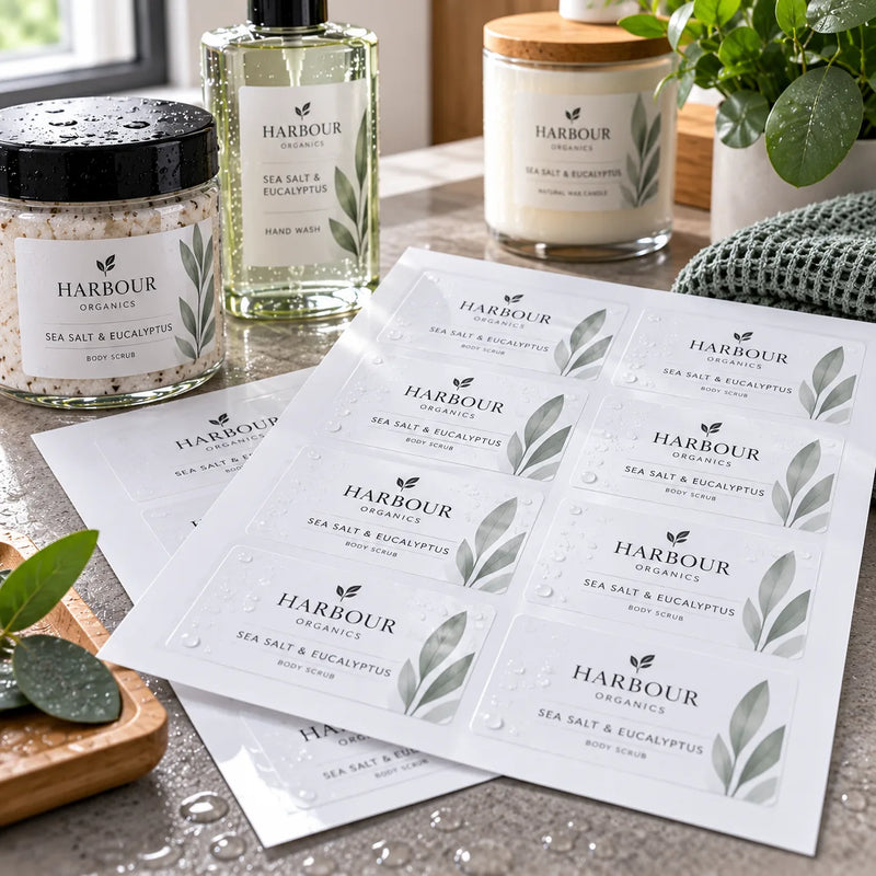 Matt white polyester A4 label sheets