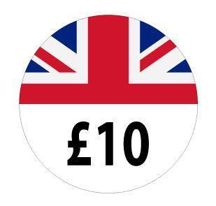 30mm Union Jack Price Labels - Go2products