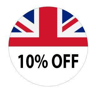 30mm Union Jack Price Labels - Go2products