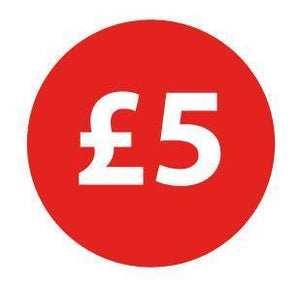 25mm Red Retail Price Labels - Go2products