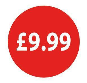 25mm Red Retail Price Labels - Go2products