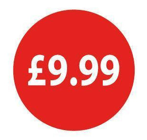 30mm Red Retail Price Labels - Go2products