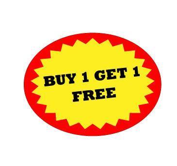 Buy 1 Get 1 Free Labels (50mm x 40mm) - Go2products