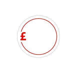 Blank Price Labels 30mm - Go2products